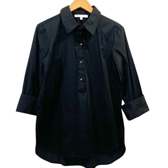 Preston & York Black Tunic Top - Women’s Medium - Career Interview Stretchy-EUC - Picture 1 of 8